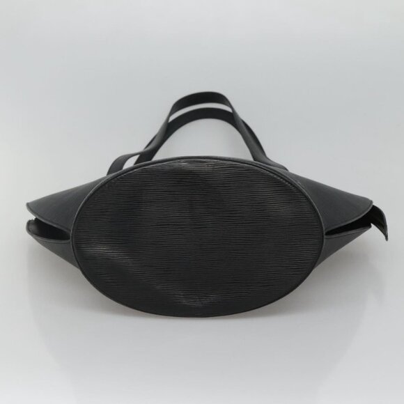 LOUIS VUITTON Epi Saint Jacques Shopping Shoulder Bag Black M52262 Auth BD1400 - Picture 6 of 16